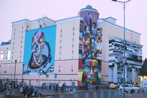 Завесы KALASHNIKOV в ТЦ "Атриум" в Москве